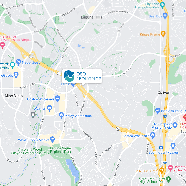 map of Oso Pediatrics location